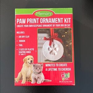 Paw Print Ornament Kit